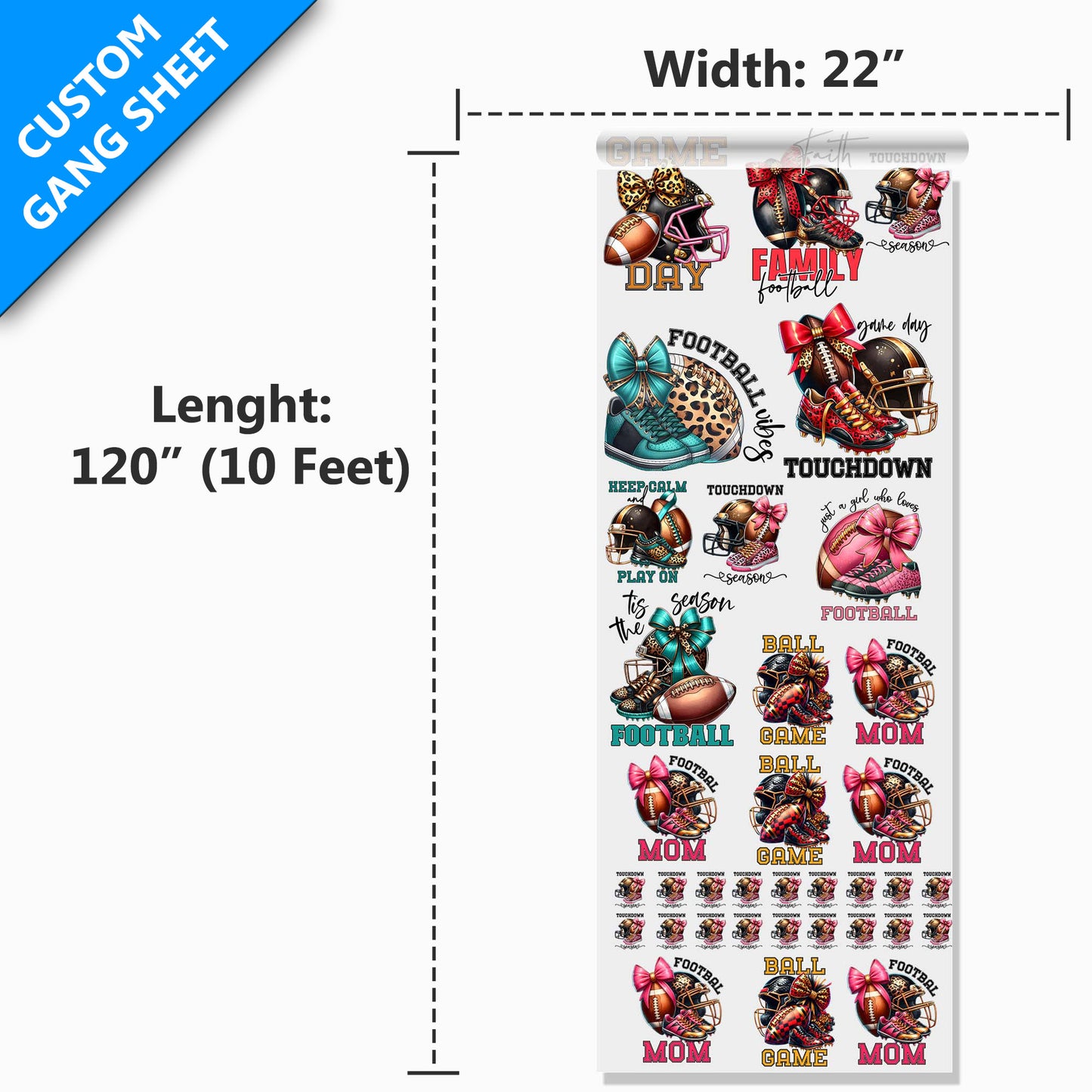 Cold Peel DTF Gang Sheet (Upload Gang Sheet)
