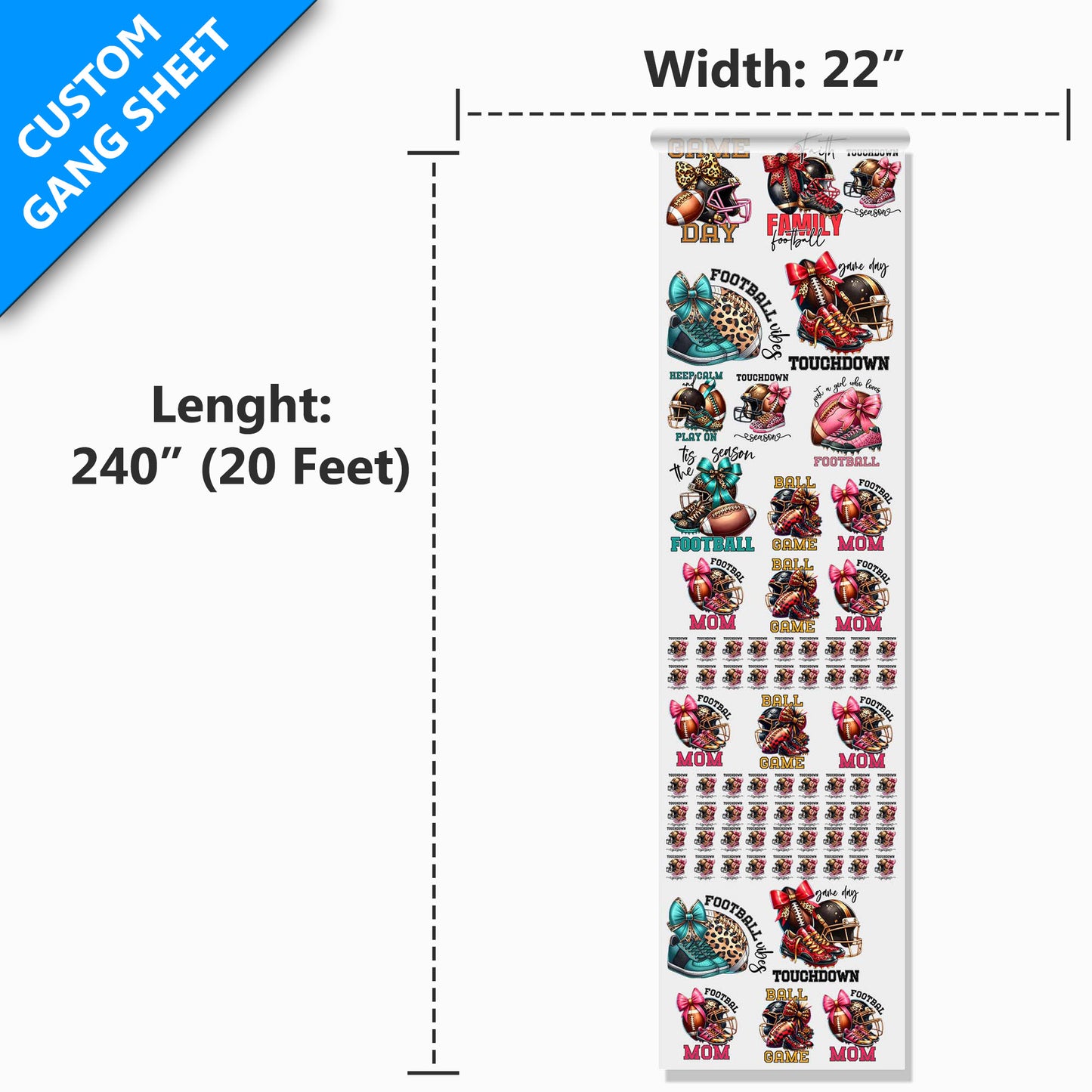 Cold Peel DTF Gang Sheet (Upload Gang Sheet)