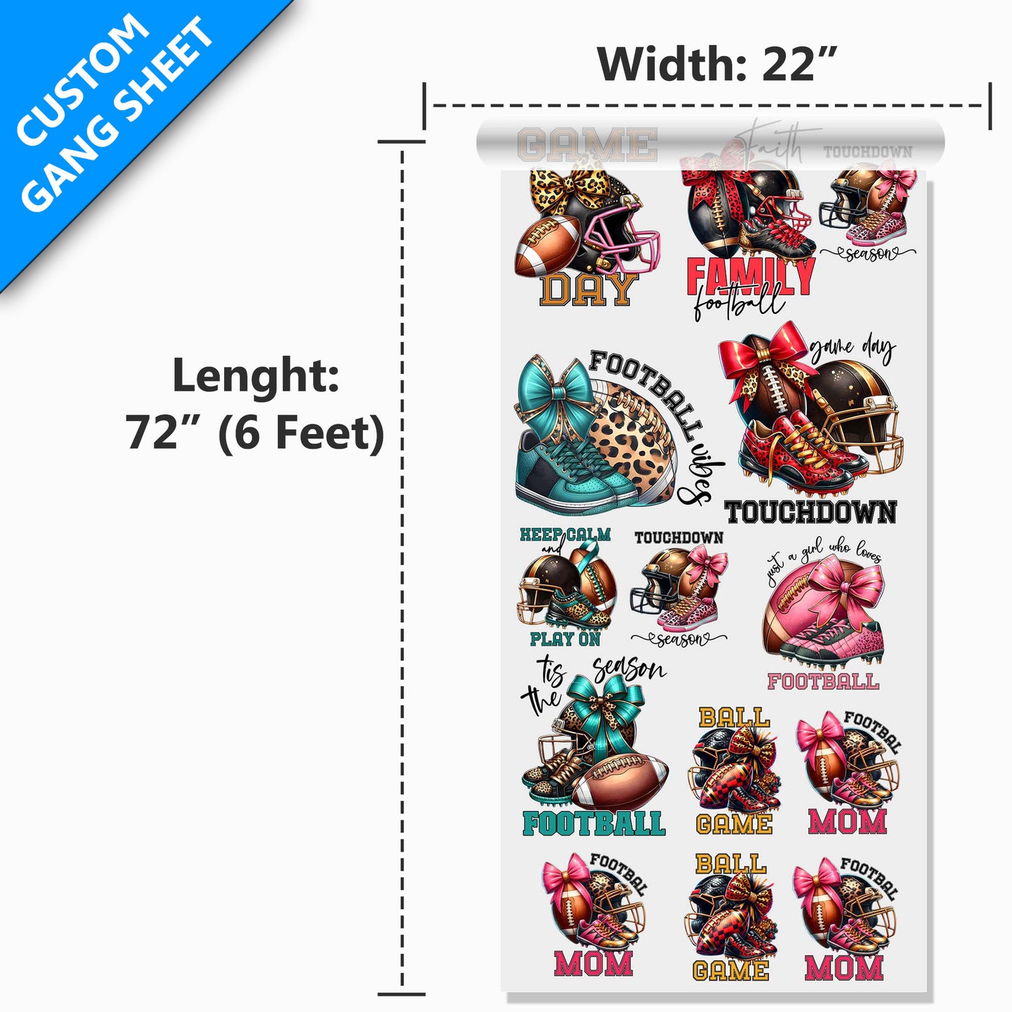 Cold Peel DTF Gang Sheet (Upload Gang Sheet)