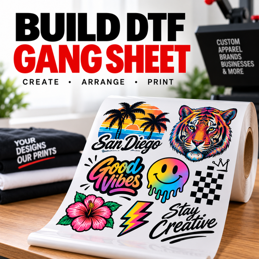 Build DTF Gang Sheet